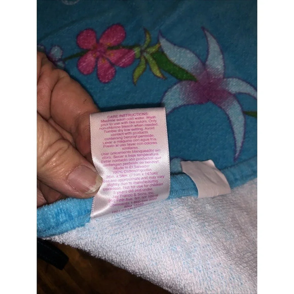 Rare Disney LITTLE MERMAID Beach Pool TOWEL EUC - Picture 4 of 7